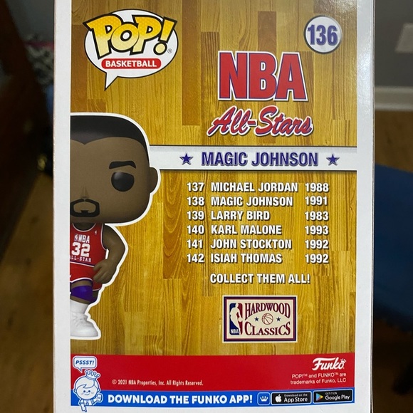 Magic Johnson Funko Pops!  BNIB - Picture 2 of 2